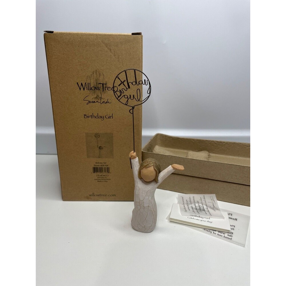 new in box Willow Tree Birthday Girl Figure Demdaco Susan Lordi